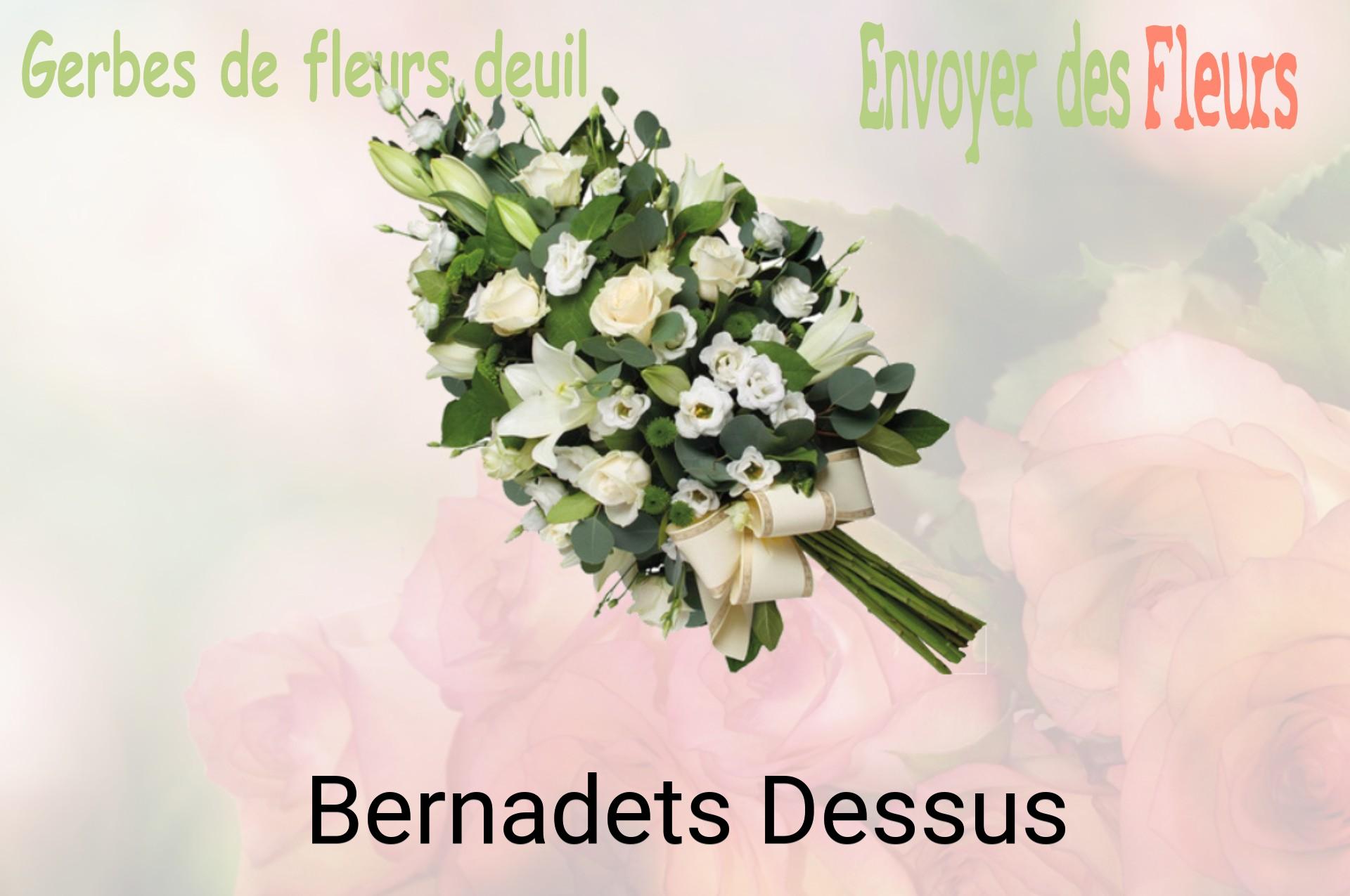 Gerbe de fleurs de deuil livrée à Bernadets-Dessus